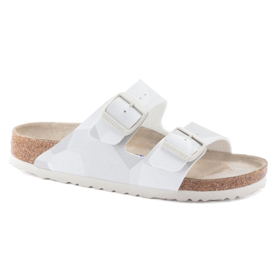 Women Birkenstock Sandals | Arizona Sfb Birko-Flor-Desertsoil Geo Camosnow