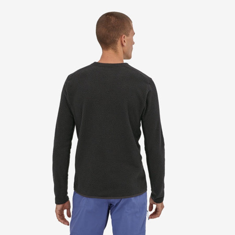 Men Patagonia Sweaters | M'S R1® Air Crew-Black