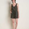 Women Toad&Co | W'S Tarn Sleeveless Romper-Beetle