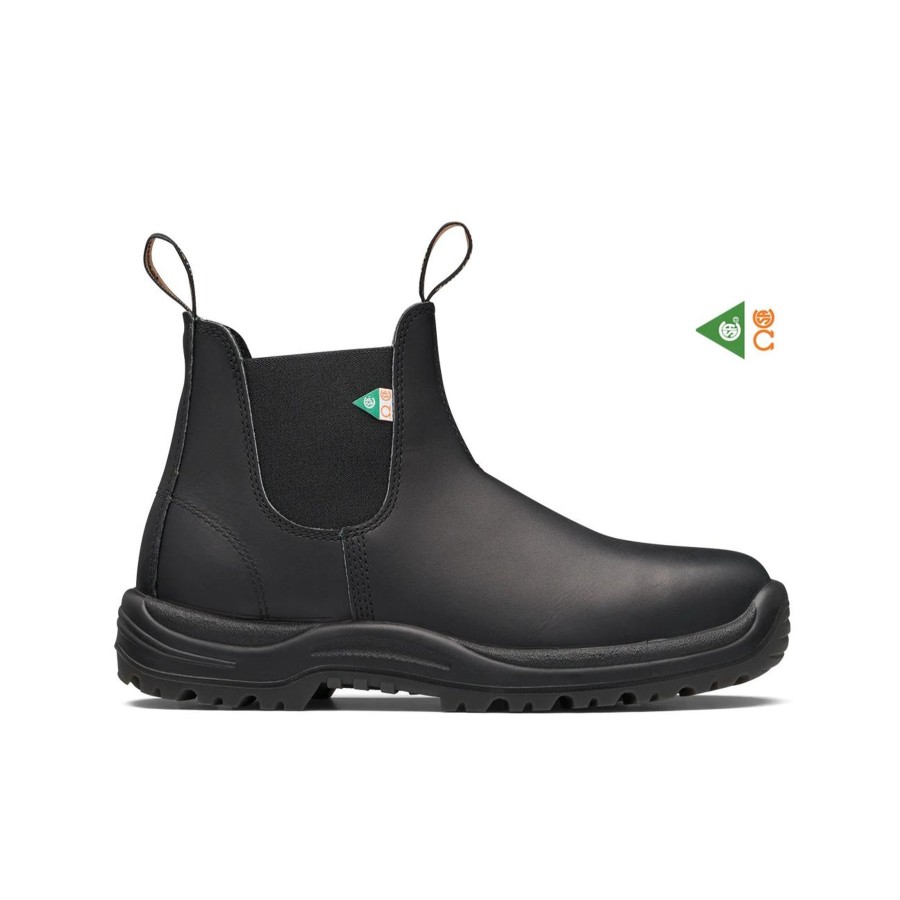 Women Blundstone Boots | Work & Safety 163-Black Steel Toe