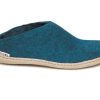 Men Glerups Slippers | Glerup Slipper-Petrol