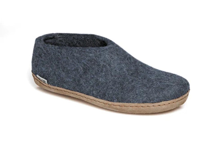 Men Glerups Slippers | Glerup Shoe-Denim