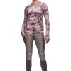 Women Indyeva Shirts | Koro Long Sleeve-Rose Gold Tie Dye