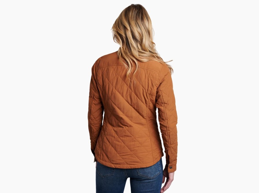 Women Kuhl Sweaters | W'S Stunnr Insulated Jacket-Copper