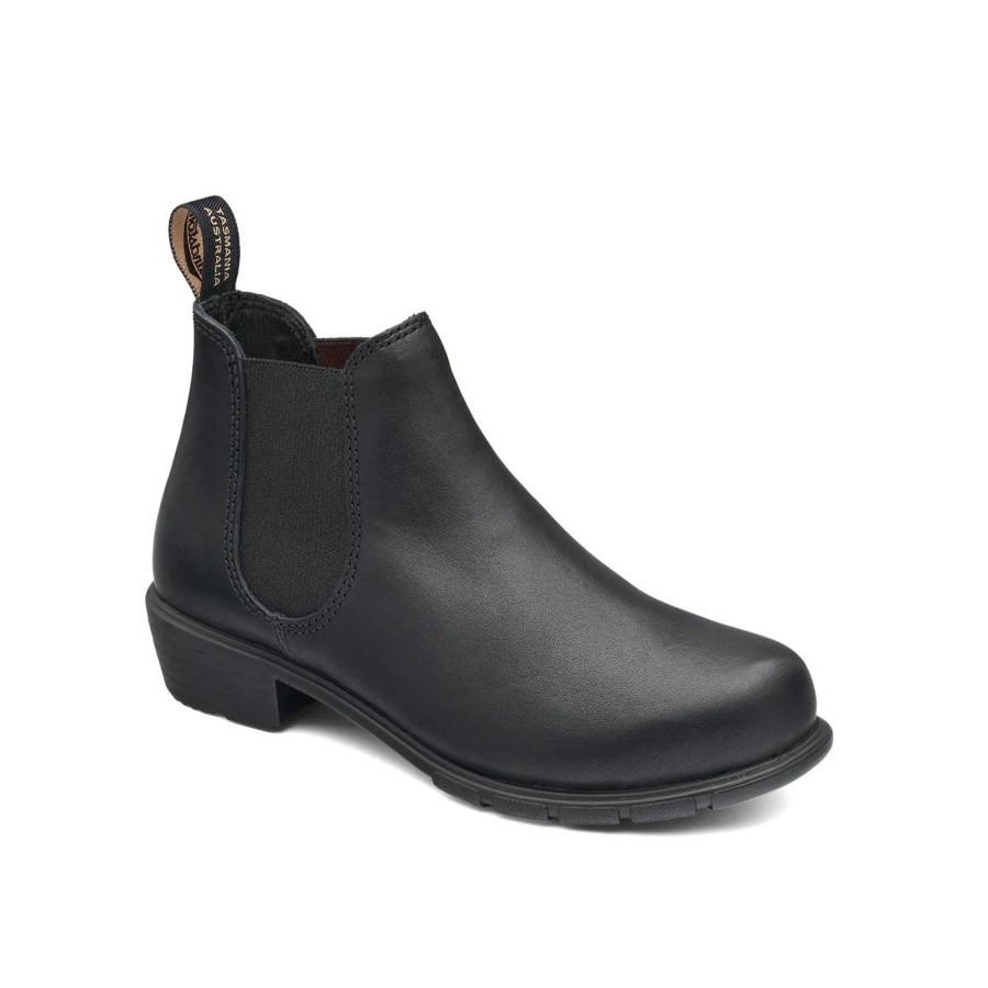 Women Blundstone Boots | Women'S Series Heel 2068-Low Black Heel