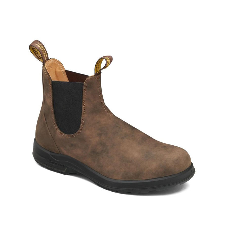 Women Blundstone Boots | All Terrain 2056-Vibram Sole Rustic Brown